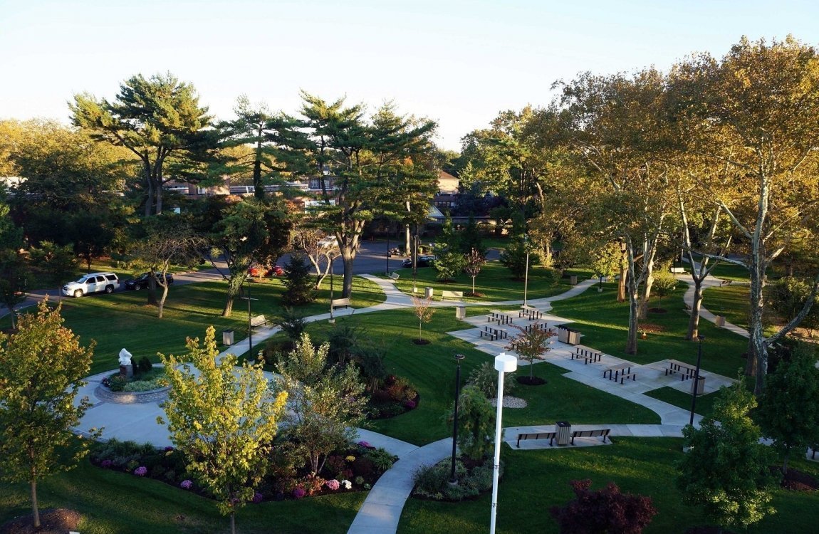 Central-Park-Dusk-Plaza-Walk-Concrete-Tree